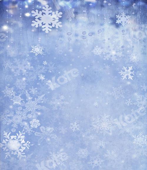 Kate Christmas/winter Frozen Snow Backdrop Designed By JS Photography