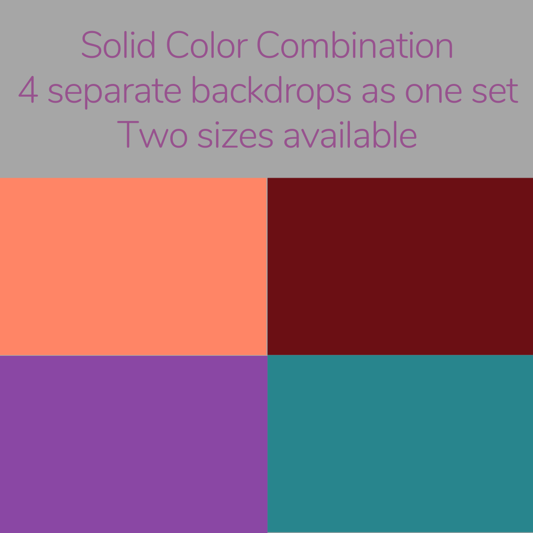 Kate Solid Color Combination Backdrops for Photography
