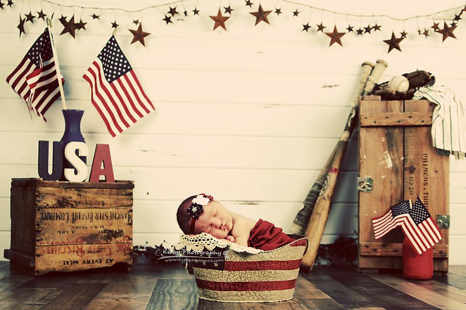 Kate Stars and Stripes Forever Backdrop designed by Arica Kirby -UK