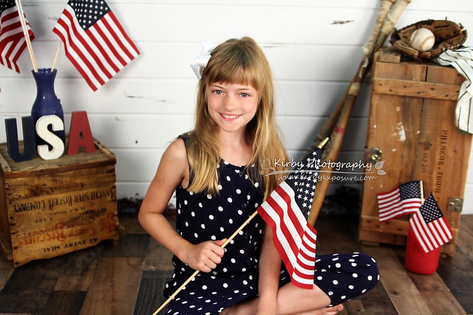 Kate Stars and Stripes Forever Backdrop designed by Arica Kirby -UK