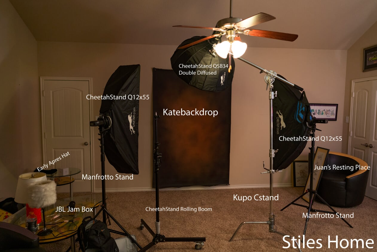 Kate Light Dark Black Brown Hand Painted Spray Painted Backdrops -UK