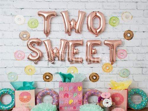 Kate Children Birthday Sweet Donuts Backdrop Designed by Tyna Renner