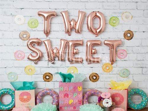 Kate Children Birthday Sweet Donuts Backdrop Designed by Tyna Renner -UK