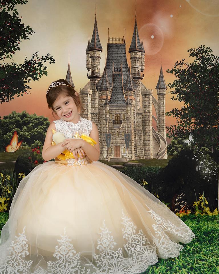 Kate Fairy Tale Backdrop Castle Forest Background for Photography