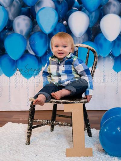 Kate Blue Balloon Photo Backdrops For Children Birthday Party Holiday - Kate backdrops UK