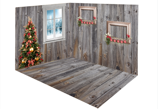 Kate Christmas gray wood room set