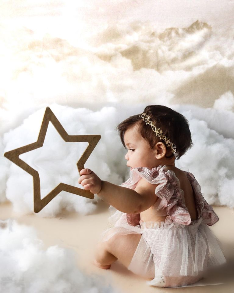 Kate Litter star sky backdrop for baby designed by Jerry_Sina