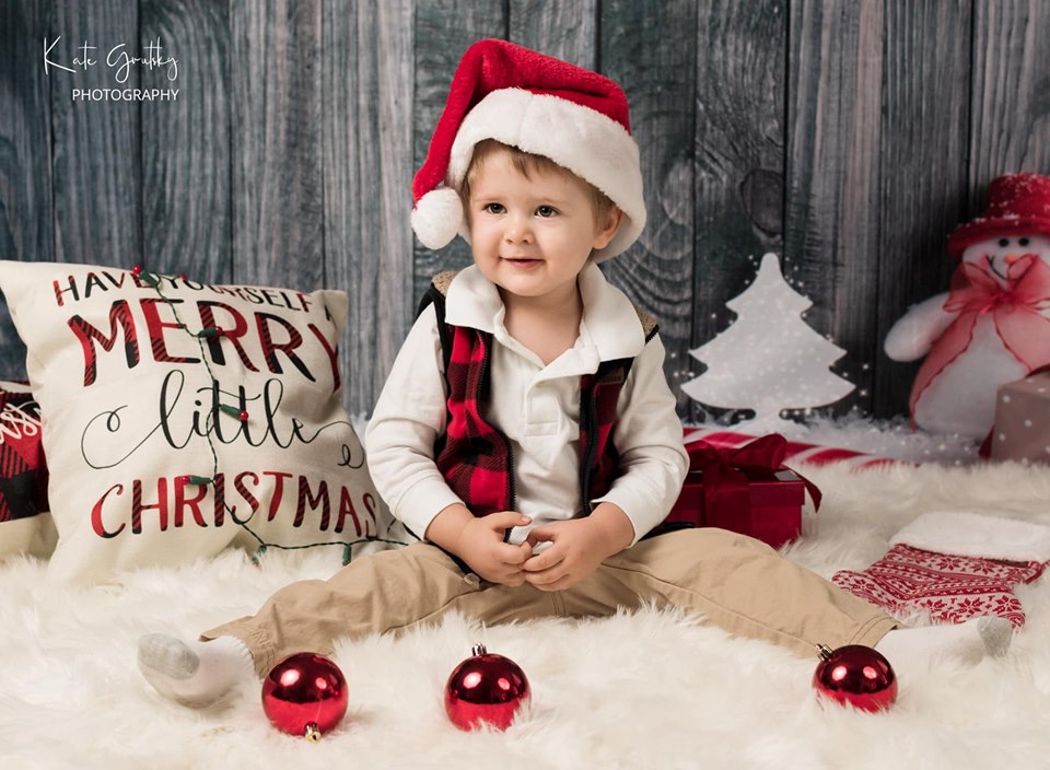 Kate Snowflake Outdoor Decoration Gray Wooden Background for Christmas Photography - Kate backdrop UK