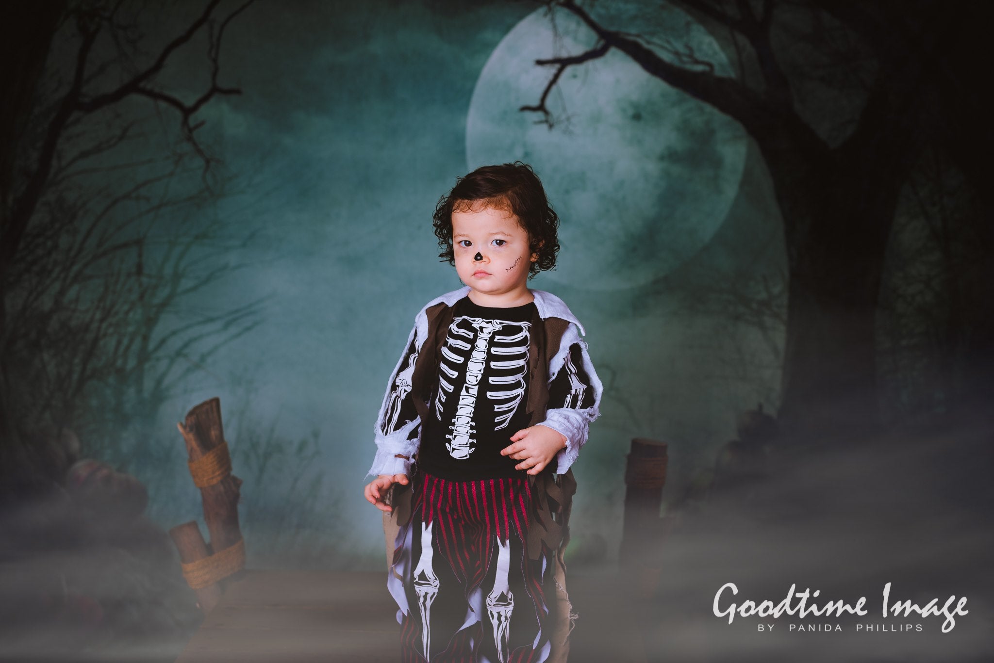 Kate Fantasy Halloween  Forest Night Moon Backdrops for Photography -UK