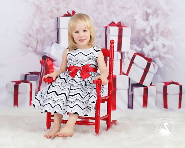 Kate Gift And Snow Tree Backdrop for Christmas Photography