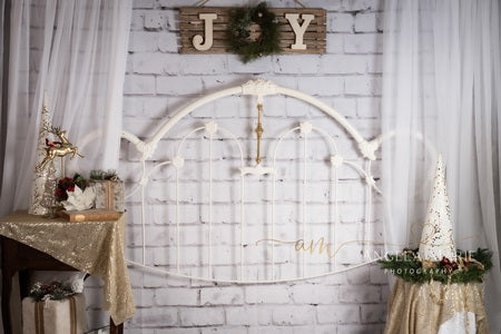 Christmas Headboard Backdrop