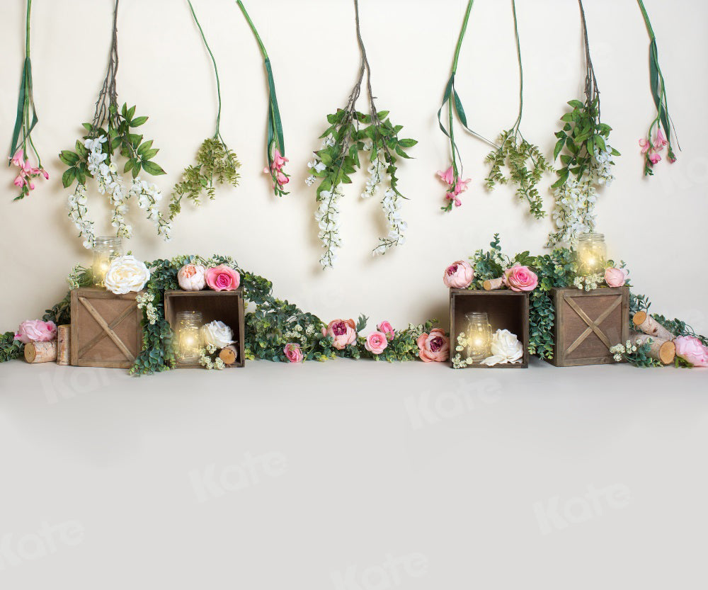 Kate Spring Flower Decoration Backdrop Designed by Megan Leigh Photography
