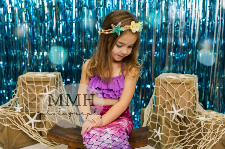 Kate Undersea Sequin Mermaid Backdrop Designed by Melissa McCraw-Hummer