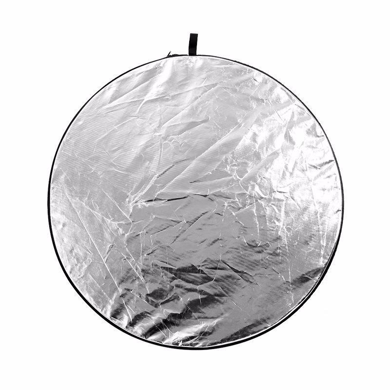 2-In-1 Light Round Photography Reflector Studio Photo Disc 24" 60Cm - Kate backdrops UK
