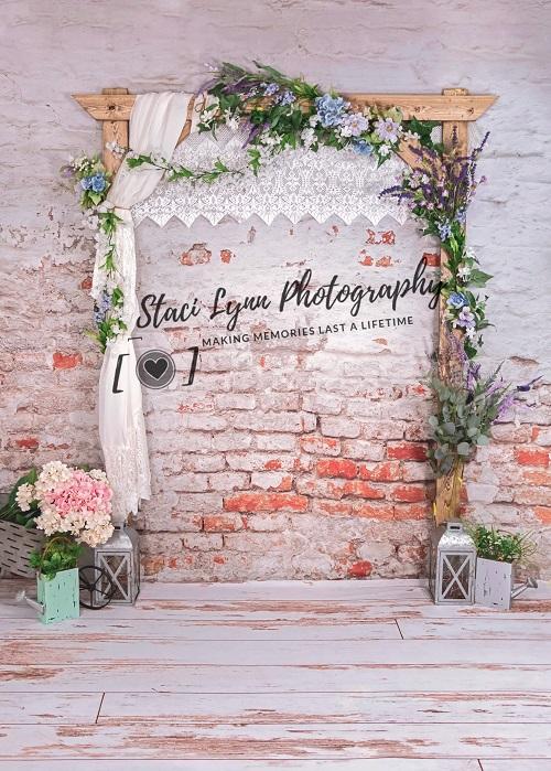 Kate Mother's Day Floral Arch Backdrop Designed by Stacilynnphotography